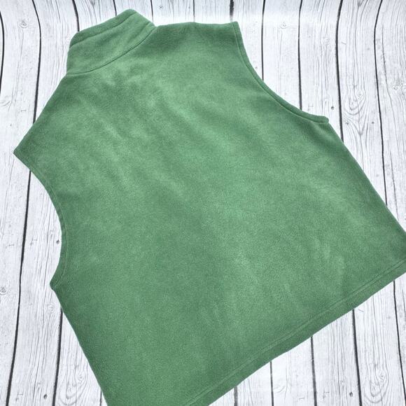 Columbia Men’s Green Fleece Vest Size 2XLg - Picture 5 of 5